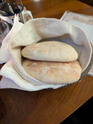 Pitas at Bistro Habibi in Prague