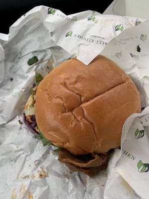 Dirty donna burger   at V Street Kitchen in Cleethorpes