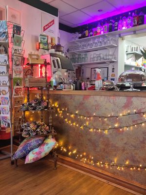 Counter at James' Cafe Bistro in Leicester