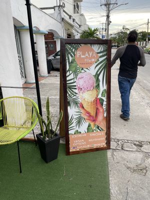   at Playa Helado in Playa Del Carmen