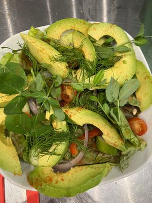 Avocado super sald at The Green Kitchen in Northwich