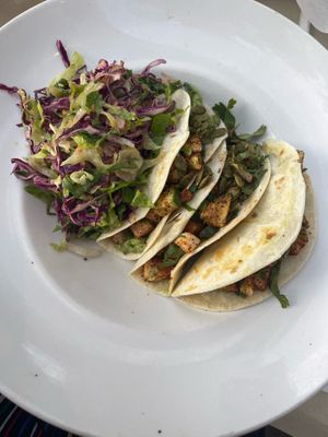 Crispy guacamole tacos on flour  at Mi Cocina in Dallas