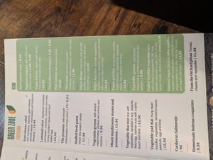 Vegan and vegetarian menus  at LaMundi in Cordoba