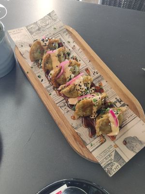 Gyoza at LaMundi in Cordoba