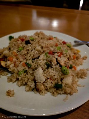 Vegan Fried Rice at La La Noodle in Las Vegas