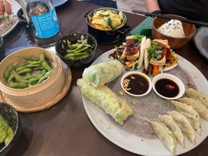 Vegan plate for two  at FLOA in Ulm