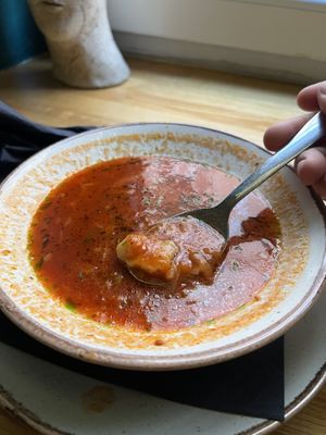 Borscht was amazing   at Pierwszy Stopien in Krakow