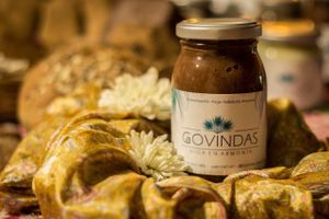 Conservas naturales at Govinda's in Santa Marta