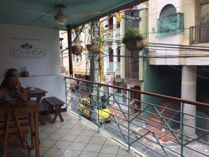 terrace  at Govinda's in Santa Marta