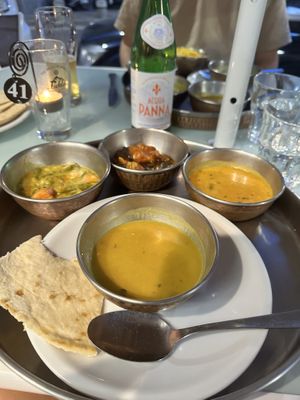 Menu vegan  at Serendib in Milan