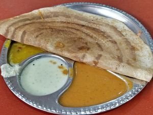 The thosai is superby, fit for King! at King Thosai in West Singapore