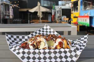 gorilla fry at Gnarlys - Swan Dive in Portland