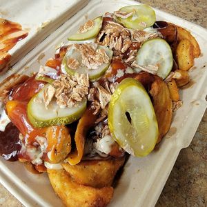 Best fries ever! at Gnarlys - Swan Dive in Portland