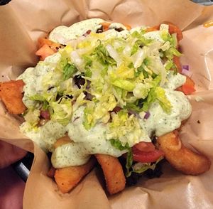 White People Taco Fries (Special) at Gnarlys - Swan Dive in Portland