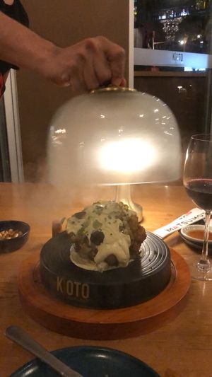 Couliflower with tofu  at Kioto in Neiva