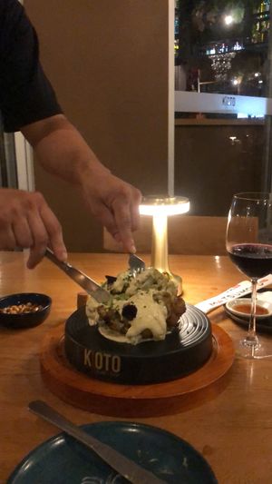 Tofu "cheese"  at Kioto in Neiva