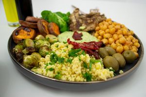 Buddha bowl at GreenAware in Timisoara