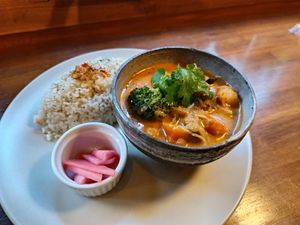 Vegetables curry at Kiranah Spice in Kyoto