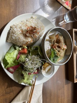 Tofu Gemüse kokus Curry   at Kiranah Spice in Kyoto