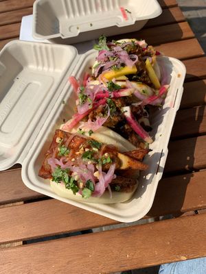 Mixed bao  at Beaucoup Plant Based in Sudbury
