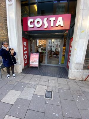 Exterior at Costa Coffee in North London