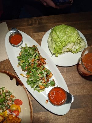 Tofu lettuce wraps at Cactus Club Cafe - Edmonton Mall in Edmonton