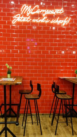 Inside at My Currywurst in Stuttgart