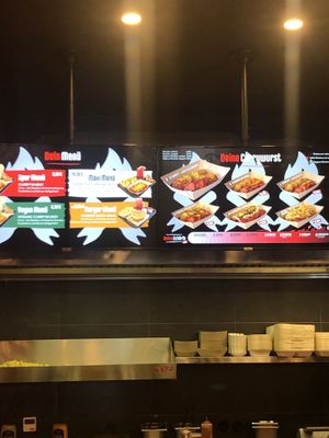 Menu  at My Currywurst in Stuttgart