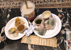 My menu at Bulle in Paris