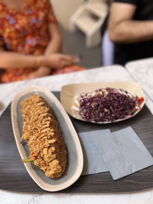 Not-dog 6.5€ ans Falafel sandwich 6.5€  at Bulle in Paris