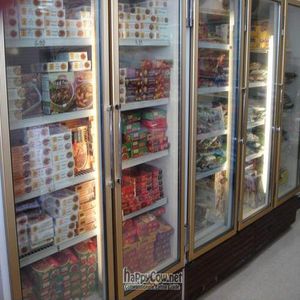 Frozen choices galore.......samosas, rotis, paratas, dinners to take home. at Taste of India Grocery in Colorado Springs