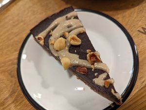 Summer chocolate tart at Wild & The Moon - Ave de Champs Elysées in Paris