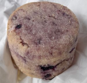 Blueberry scone at Wild & The Moon - Ave de Champs Elysées in Paris