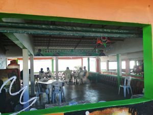 Tables perspective at Restaurante De Tlacotalpan in Tlacotalpan
