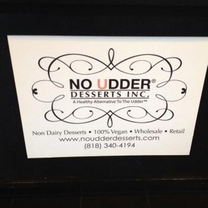 signage at No Udder Desserts in Woodland Hills