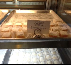 dessert case at No Udder Desserts in Woodland Hills