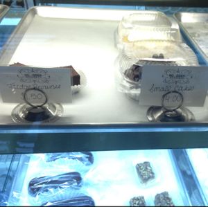 dessert case at No Udder Desserts in Woodland Hills