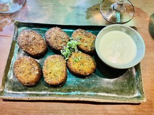 Falafel with tahini  at Noix - Maybe closed in Rio De Janeiro
