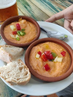 Salmorejo at El Jergon in Granada