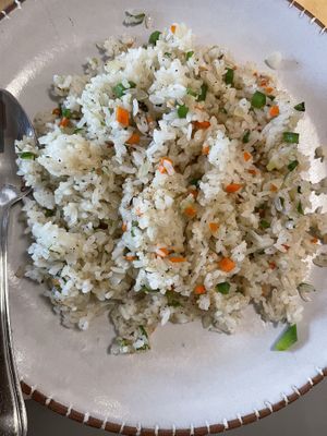 Fried rice with no egg   at Sushi Zona in Tucson