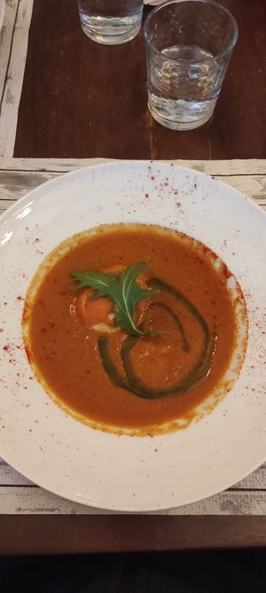 Tomato soup at El Marquesito in Arenas De San Pedro