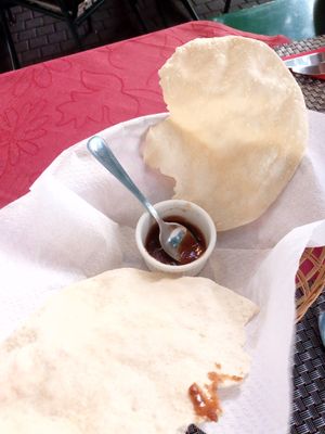 Vegan starter at Colombo Hoppers Restaurant & Bar in Vienna