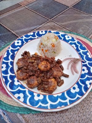 Champiñones al ajillo  at Semilla Verde Cocina Saludable in Queretaro
