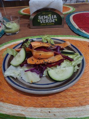 Ensaladas diversas  at Semilla Verde Cocina Saludable in Queretaro