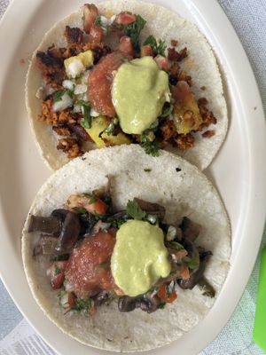   at 100% Vegana Taqueria in Puerto Vallarta