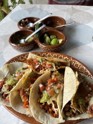   at 100% Vegana Taqueria in Puerto Vallarta