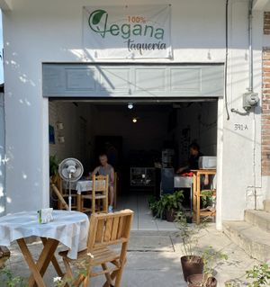 Restaurant front   at 100% Vegana Taqueria in Puerto Vallarta
