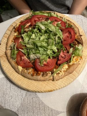 Pizza Maya  at 100% Vegana Taqueria in Puerto Vallarta