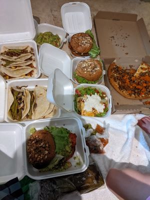 A little of everything at 100% Vegana Taqueria in Puerto Vallarta