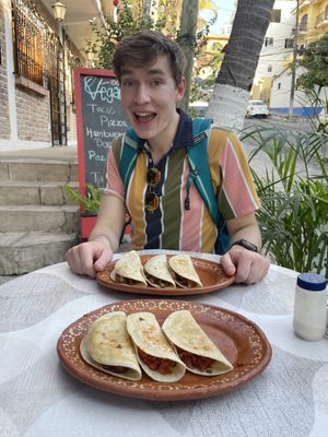  at 100% Vegana Taqueria in Puerto Vallarta
